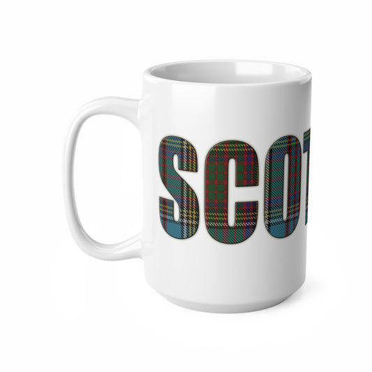 Scotland Tartan Mug - Anderson, Tasse à café, Tasse à thé, Écosse, Blanc