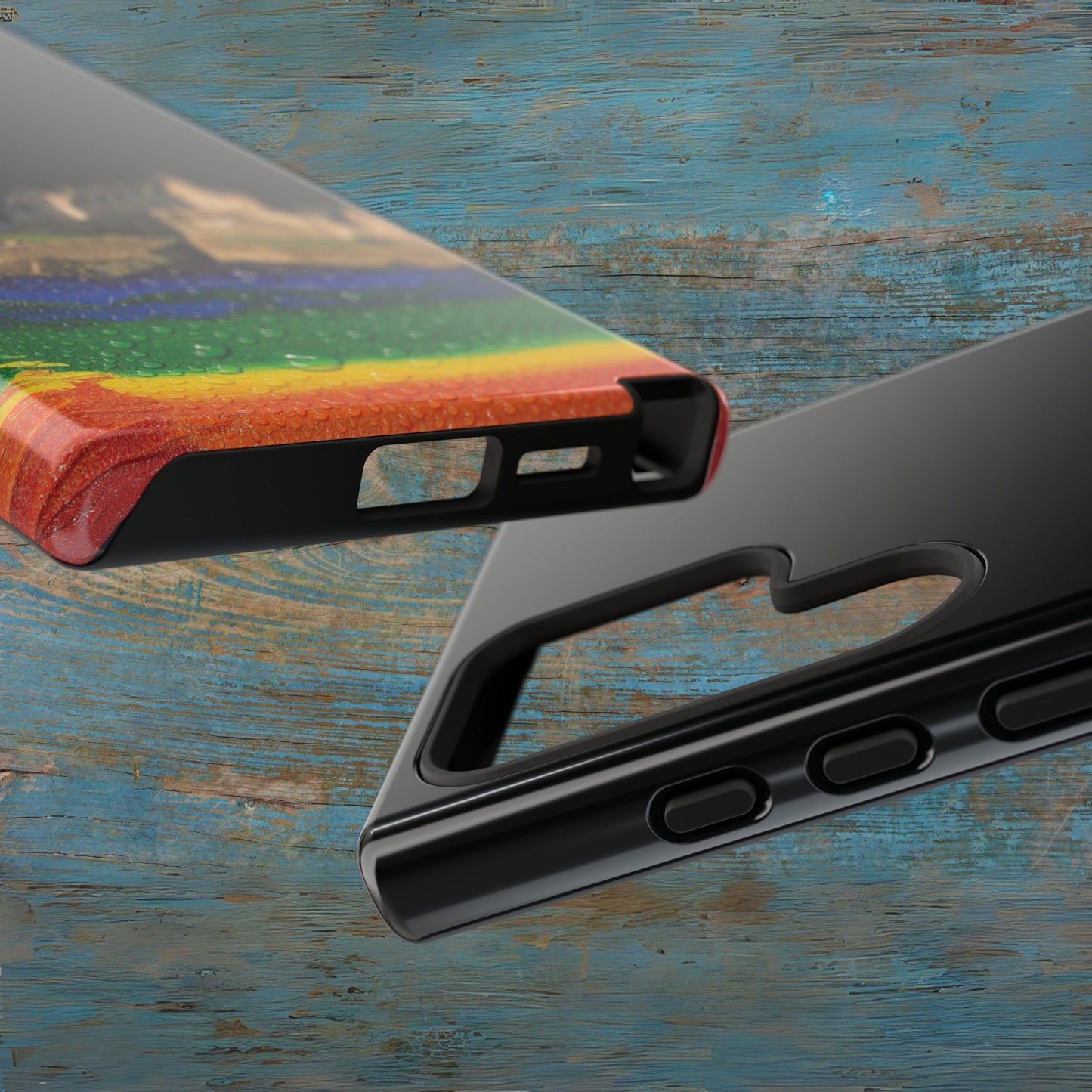 Edinburgh Castle Pride Rockface Phone Case - Rain, Various