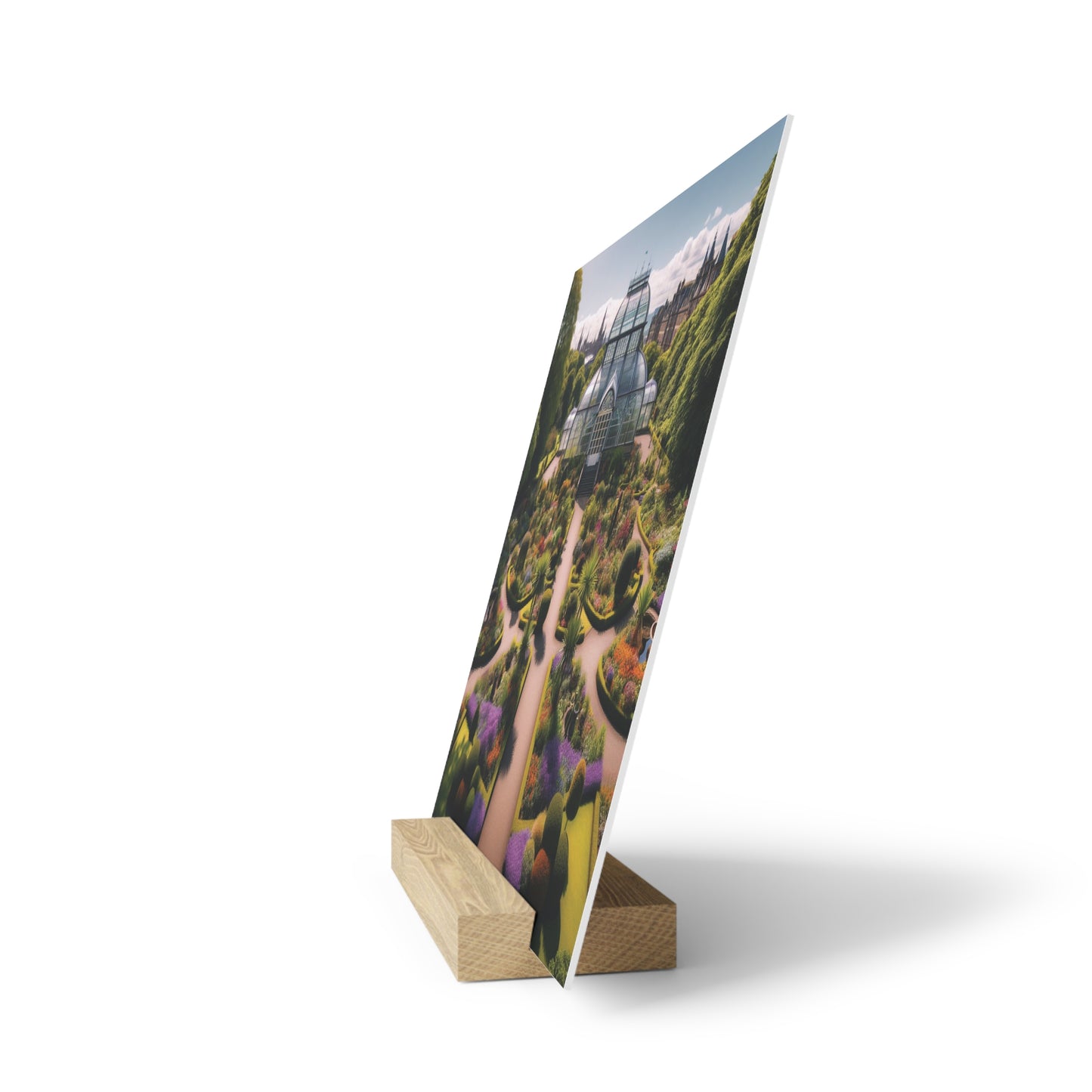 Scenic Collection Gallery Stand Botanic Gardens Glasgow, Oak Picture Stand, Scotland Art, Scenery, Landmarks, Various Sizes