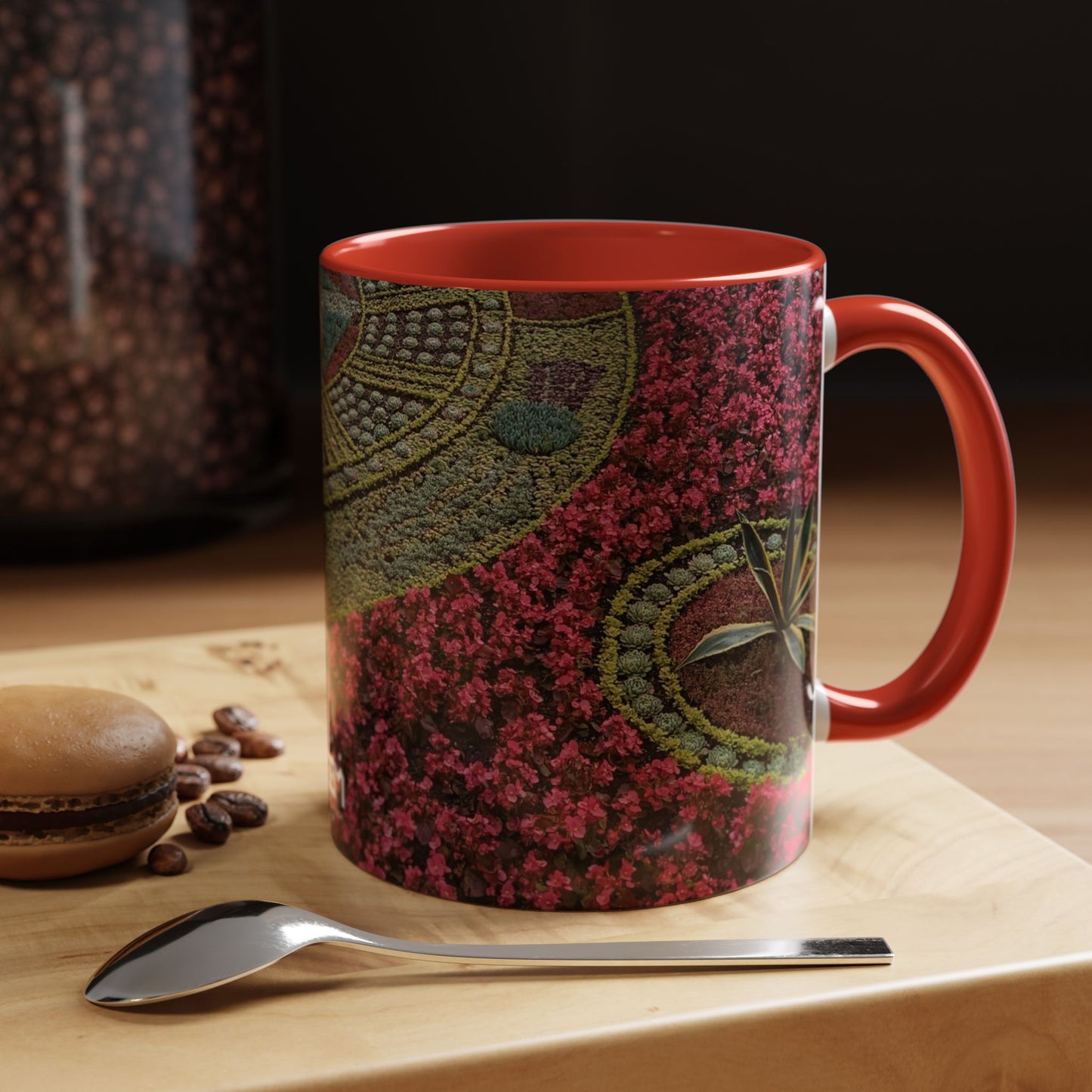 Tasses décoratives Écosse en gros plan - Scènes variées (rouge)