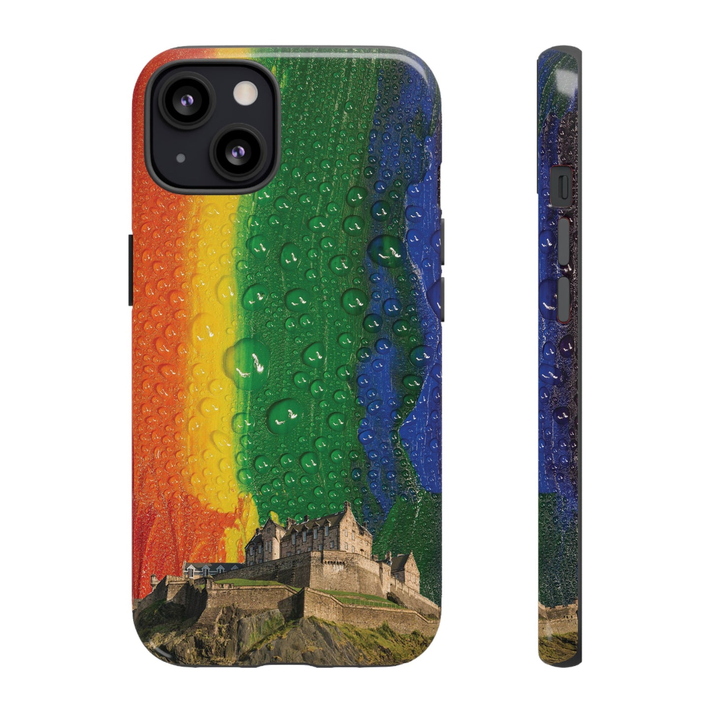 Edinburgh Castle Pride Phone Case - Rain, Various