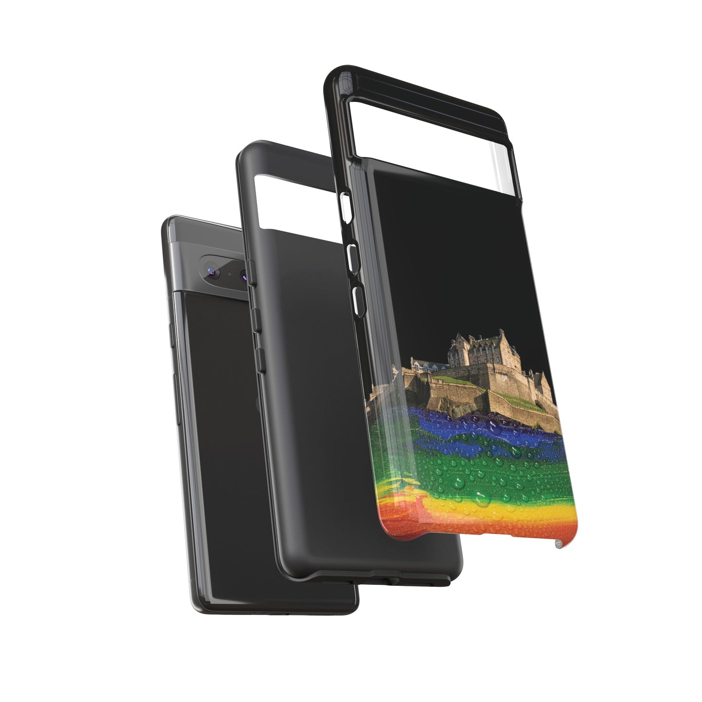 Edinburgh Castle Pride Rockface Phone Case - Rain, Various