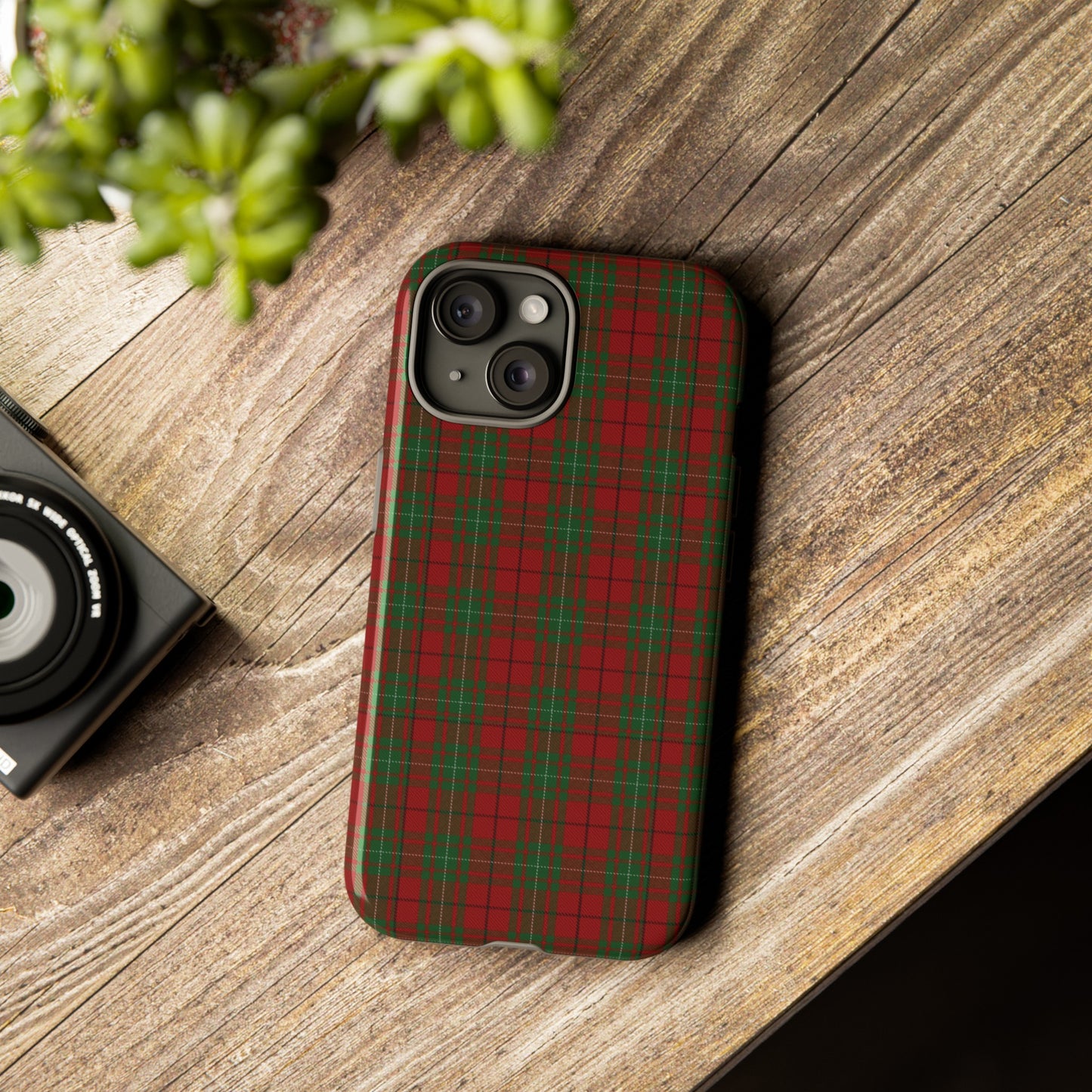 Étui de téléphone à motif tartan écossais - MacAuley, Divers
