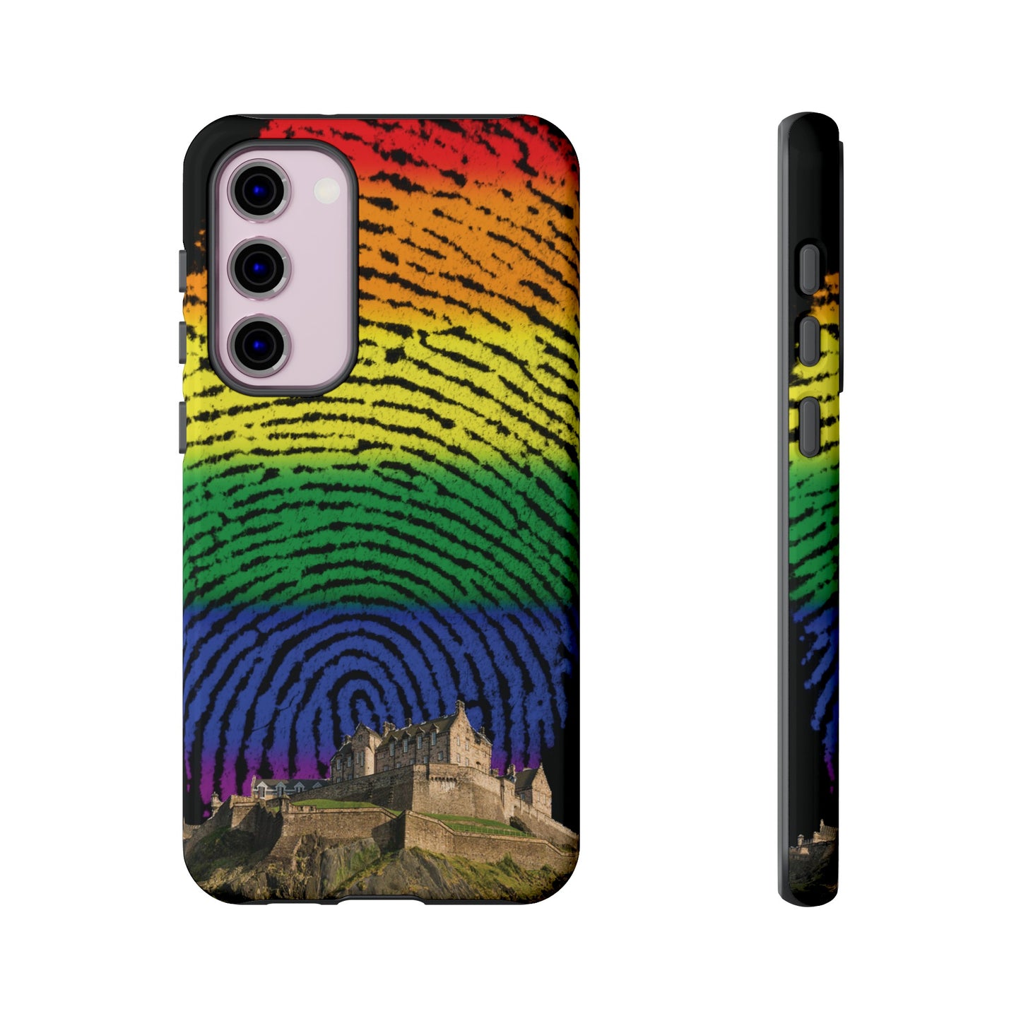 Edinburgh Castle Pride Phone Case - Fingerprint, Various