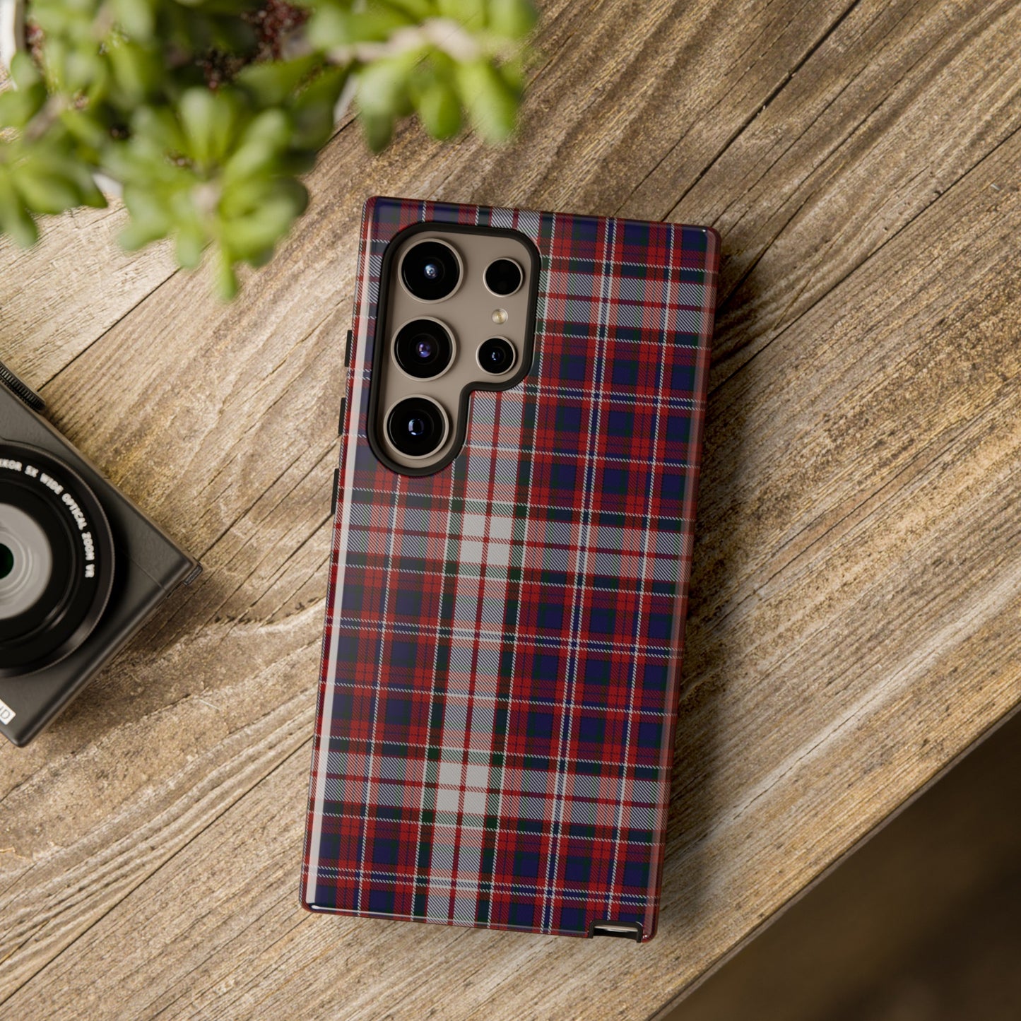 Étui de téléphone à motif tartan écossais - Robe MacFarlane, divers