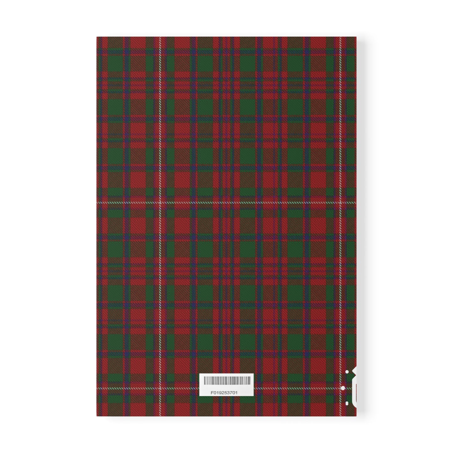 Carnet de notes A5 à couverture souple avec motif tartan écossais - MacKinnon