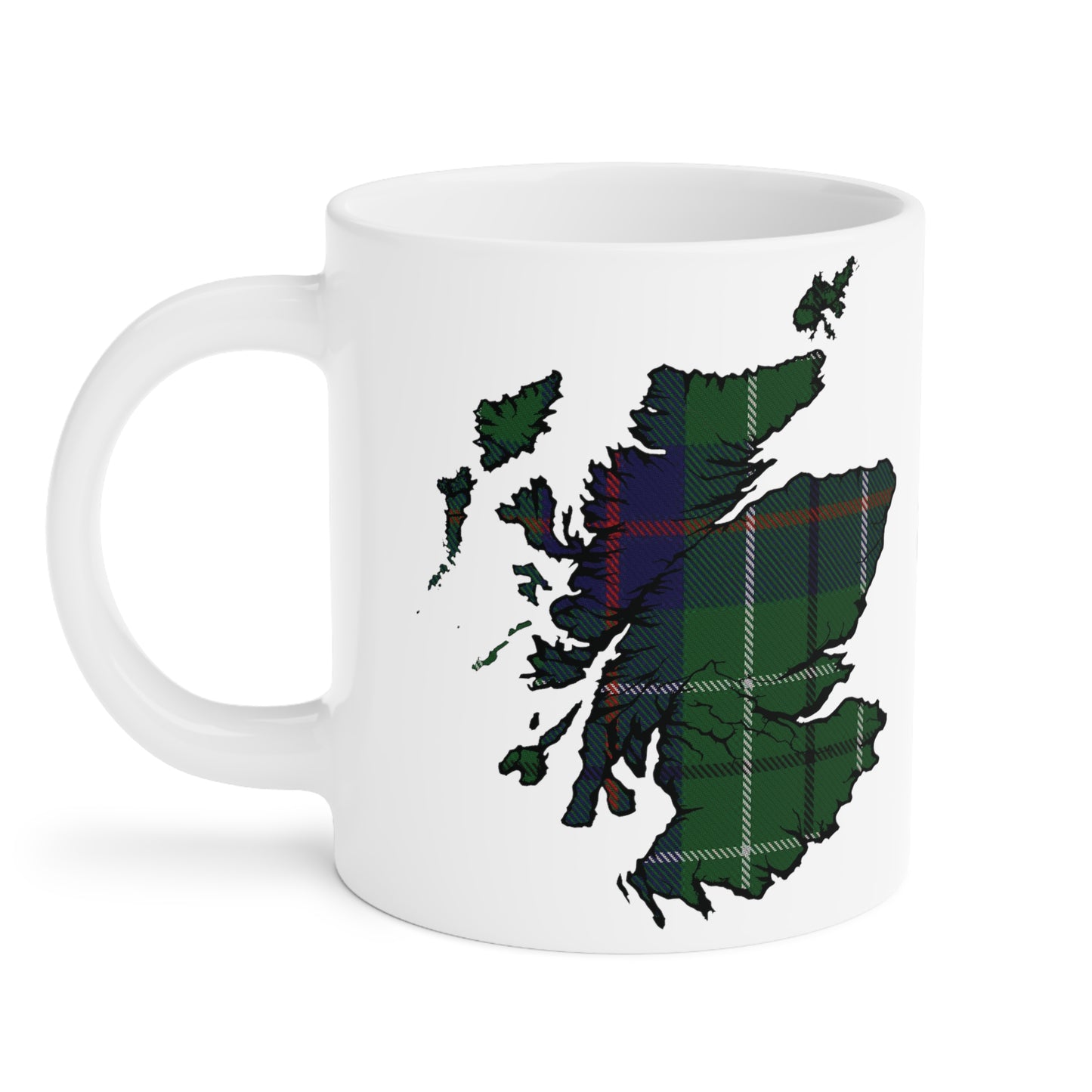 Tasse de carte de tartan d’Écosse - Duncan Tartan, différentes tailles