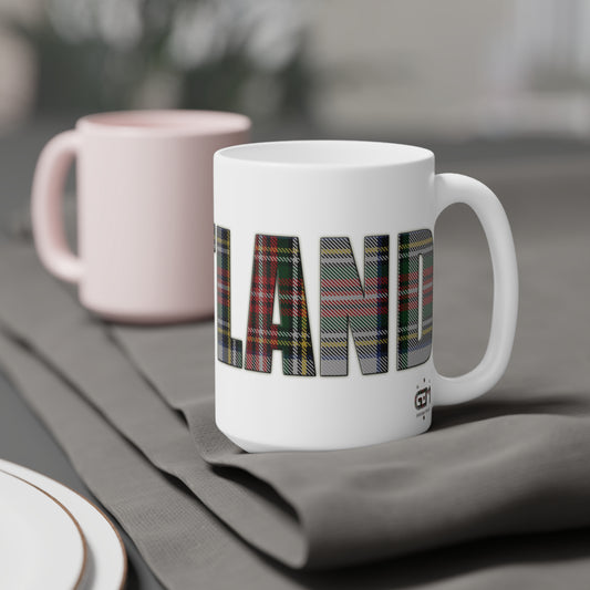 Scotland Tartan Mug - Stewart Dress Tartan, Various Sizes