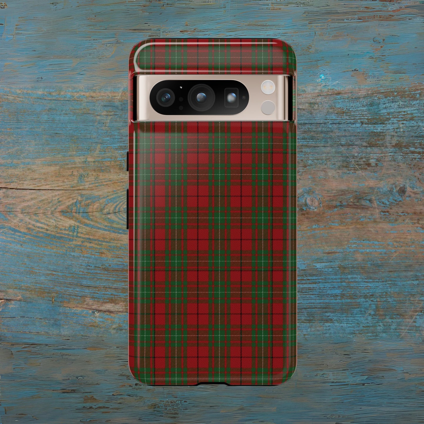 Étui de téléphone à motif tartan écossais - MacAuley, Divers