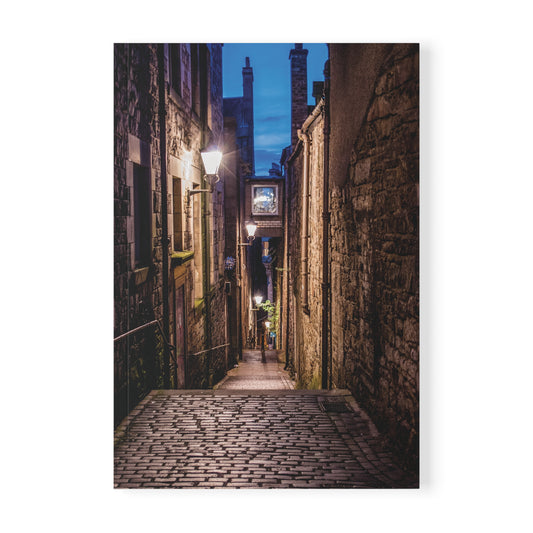 Edinburgh Alley Photo Softcover Notebook, A5