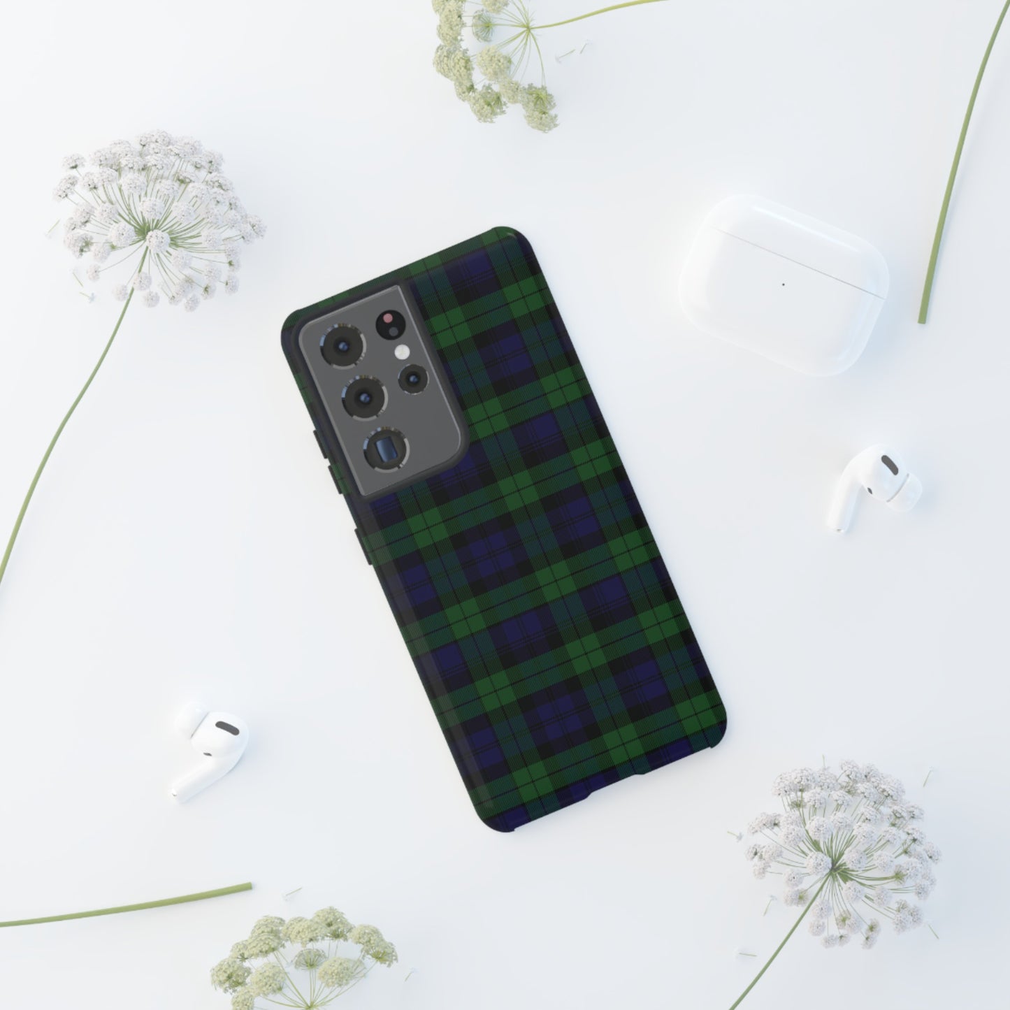 Scottish Tartan Phone Case - Black Watch, Various