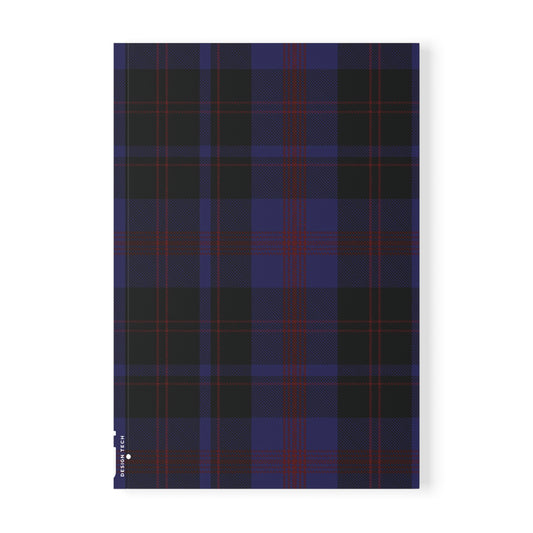Scottish Tartan Softcover A5 Notebook - Angus