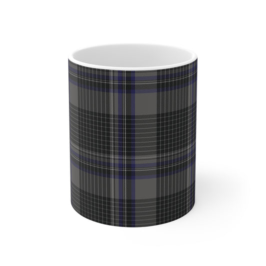 Scottish Tartan Mug 11oz, Hood Tartan