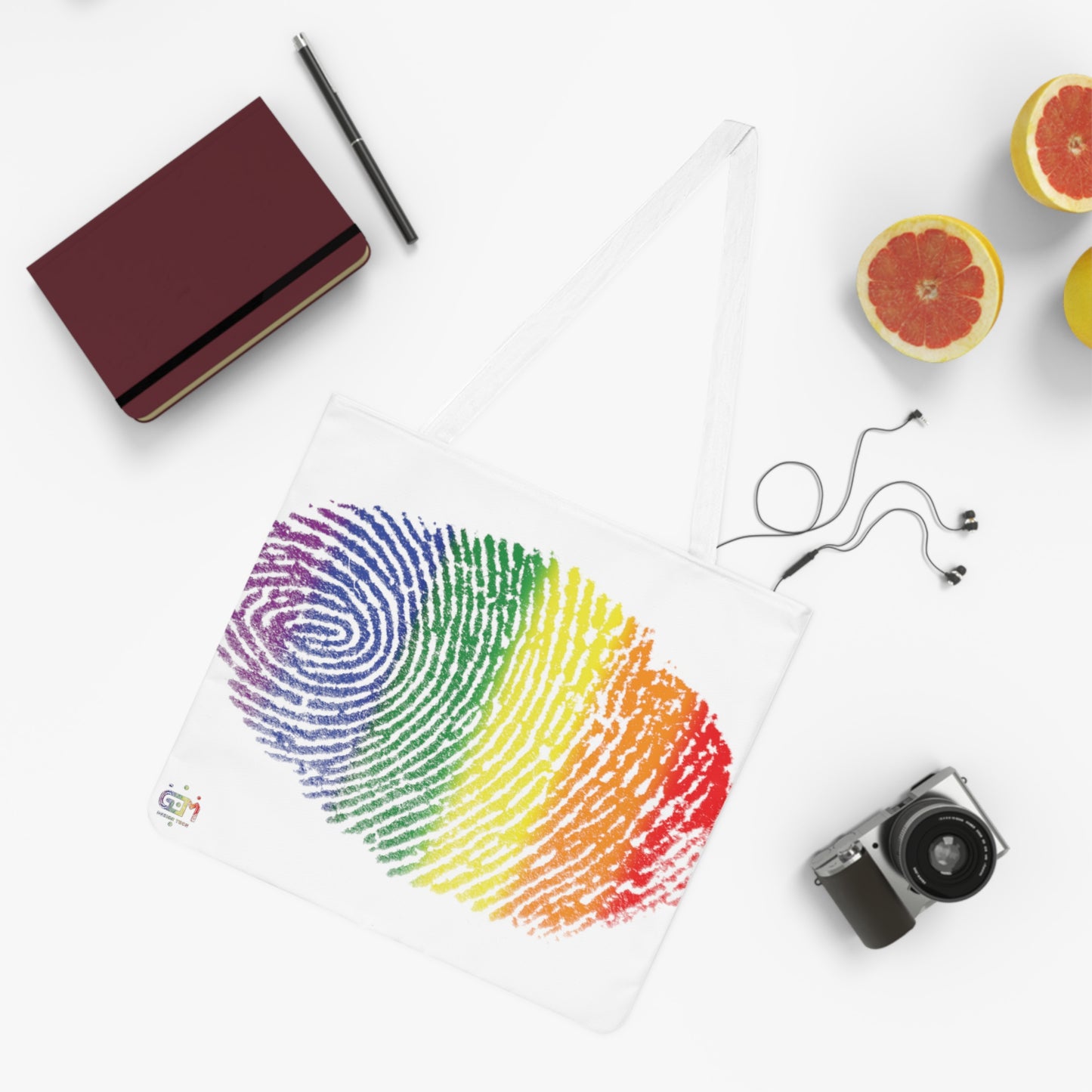 Sac fourre-tout à bandoulière à empreintes digitales Pride
