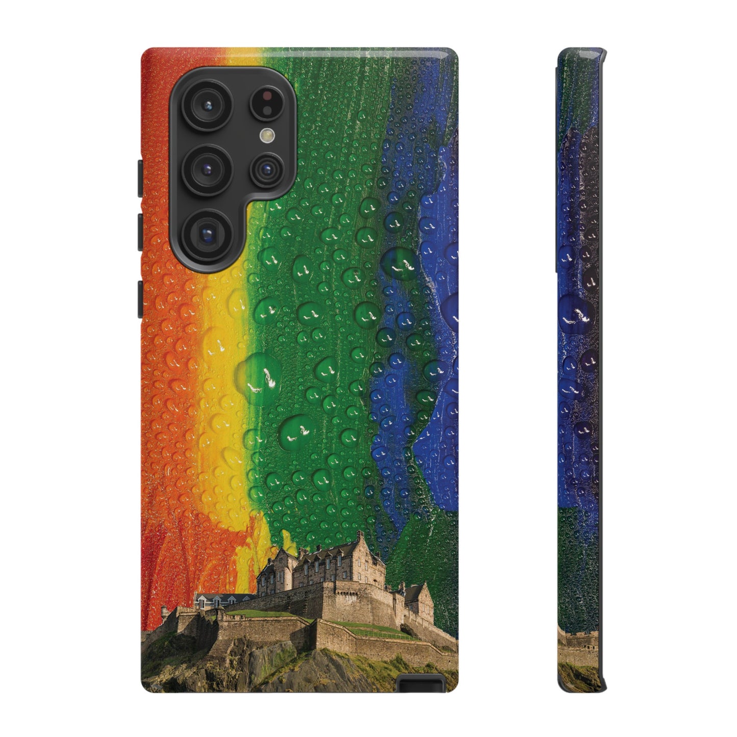 Edinburgh Castle Pride Phone Case - Rain, Various