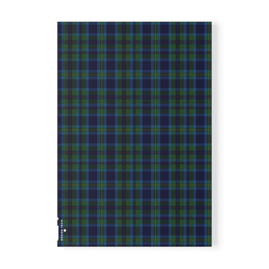 Scottish Tartan Softcover A5 Notebook - Miller
