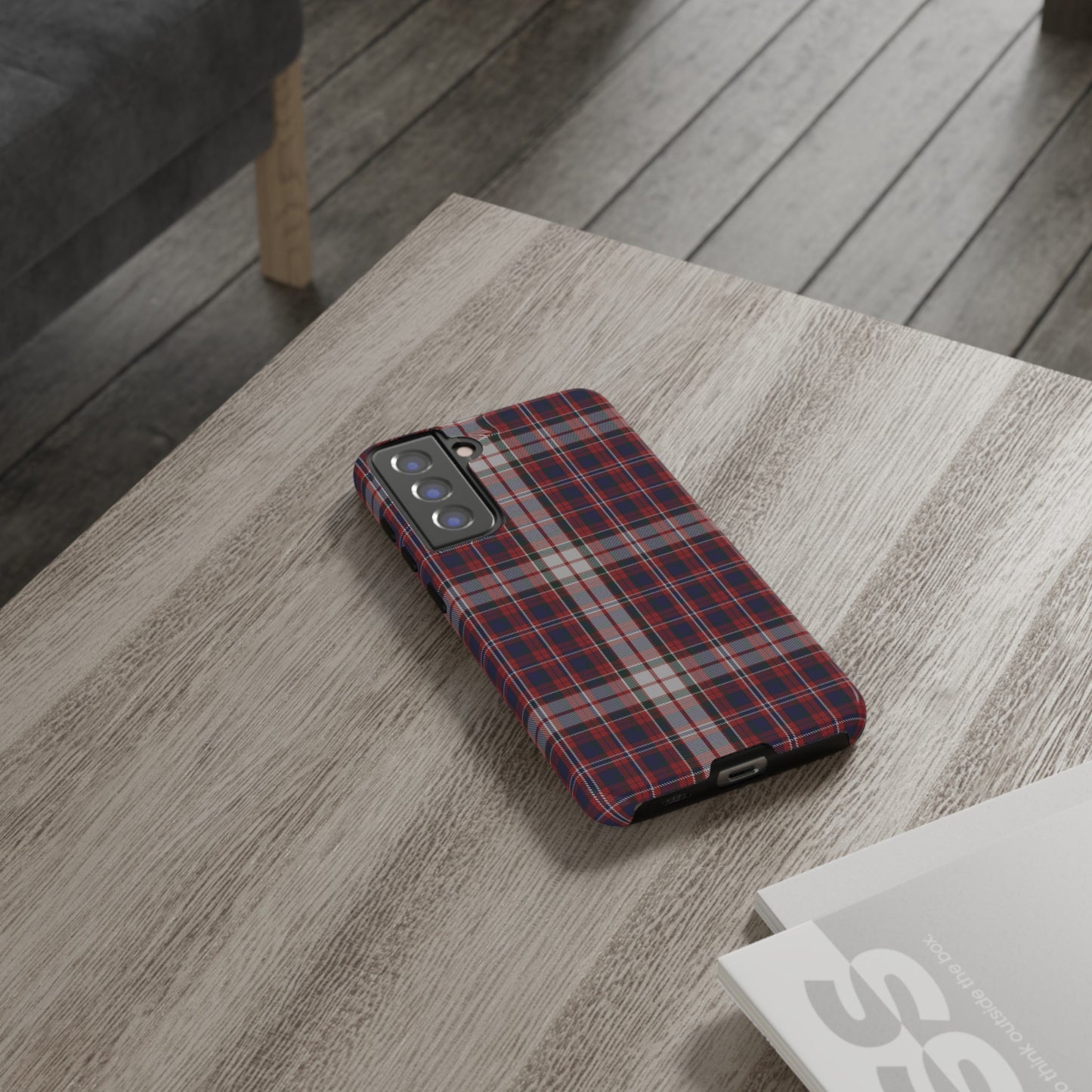 Étui de téléphone à motif tartan écossais - Robe MacFarlane, divers