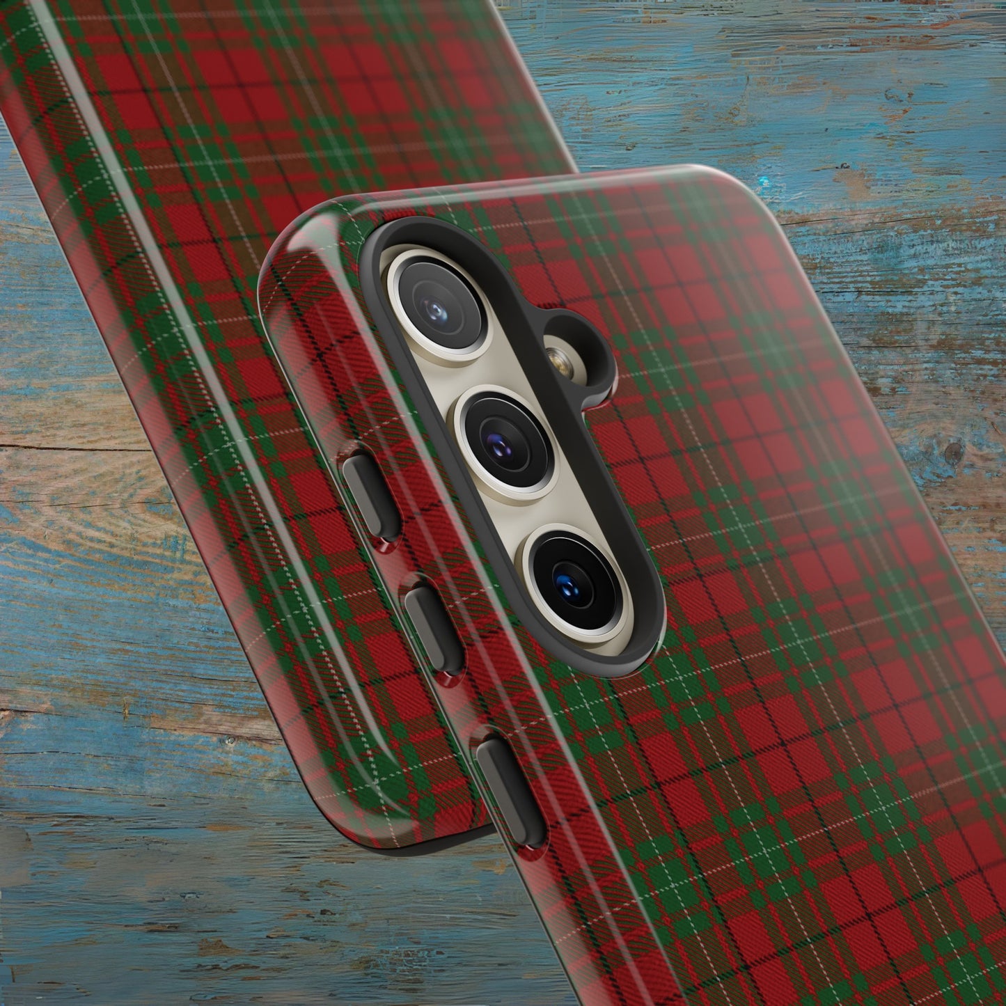 Étui de téléphone à motif tartan écossais - MacAuley, Divers