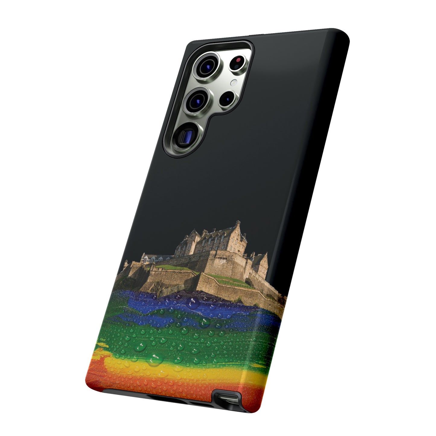 Edinburgh Castle Pride Rockface Phone Case - Rain, Various