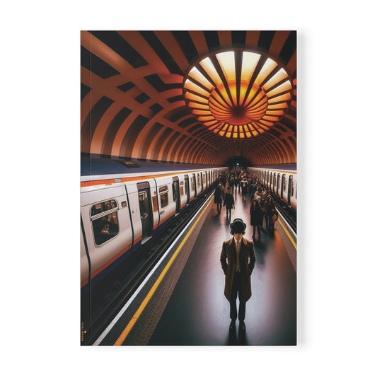 Glasgow's Clockwork Orange Subway Art Softcover Notebook, A5