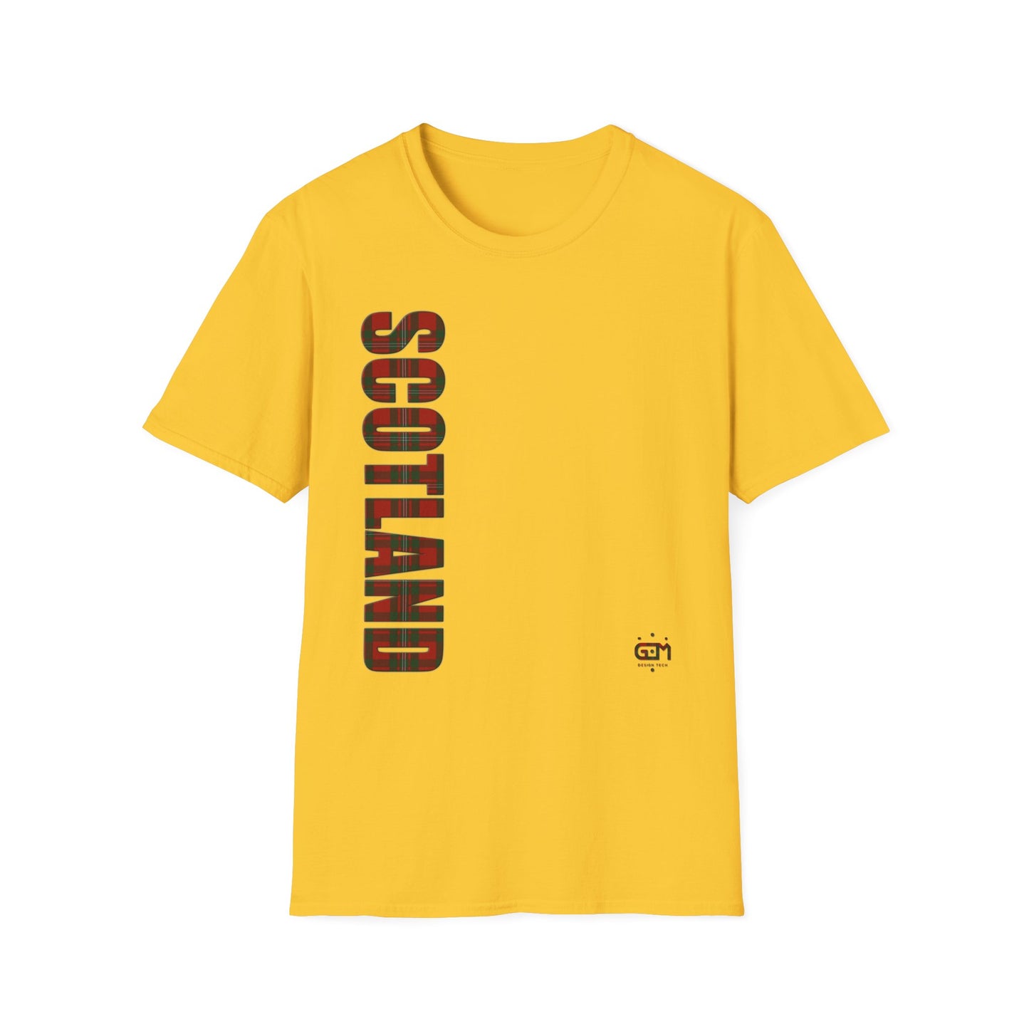 Tartan Scotland Lettrage Softstyle T-shirt unisexe, MacGregor Tartan Tee