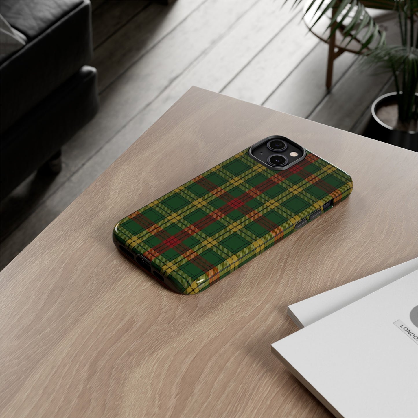 Étui de téléphone à motif tartan écossais - MacMillan, Divers