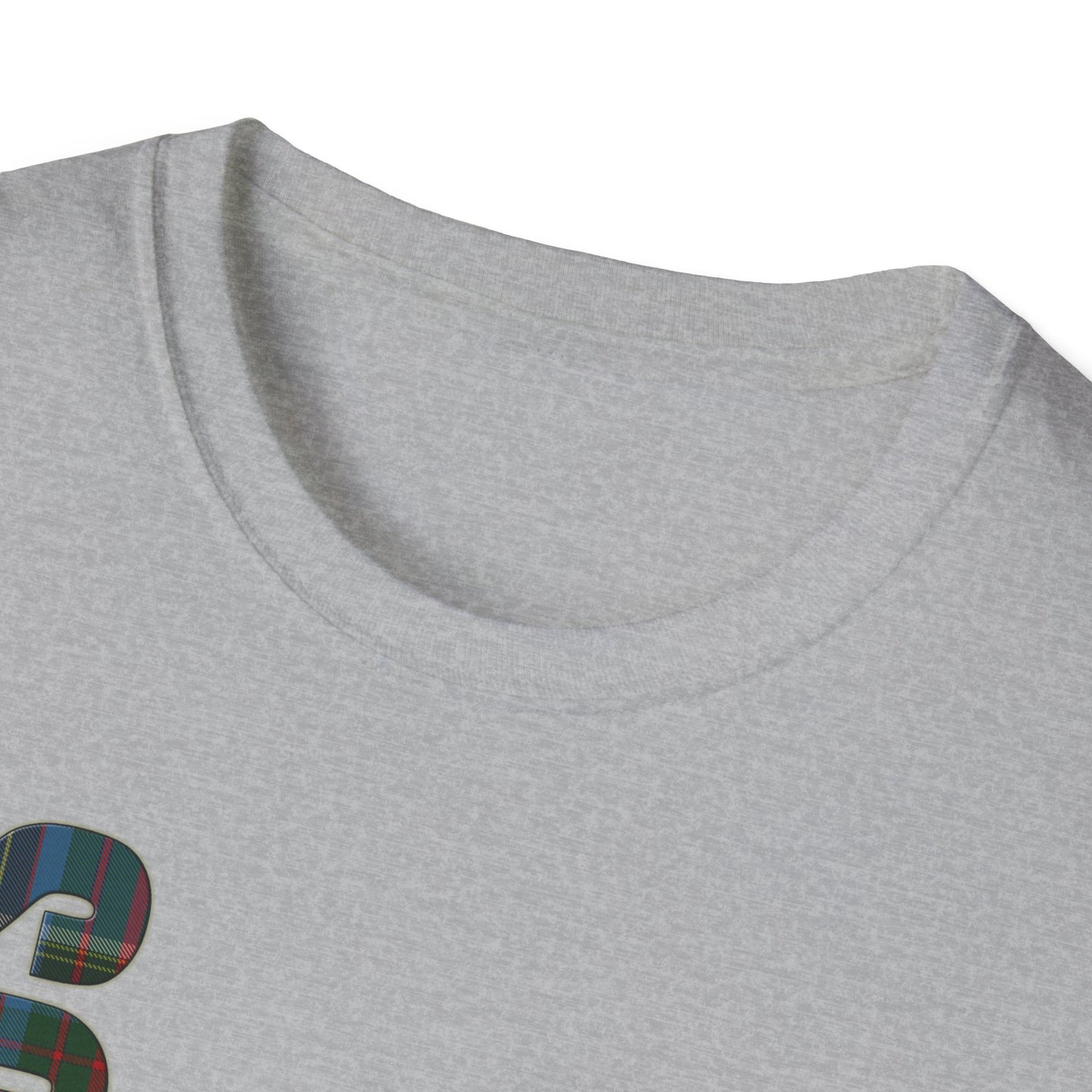 Tartan Scotland Lettrage Softstyle T-shirt unisexe, Anderson Old Tartan Tee