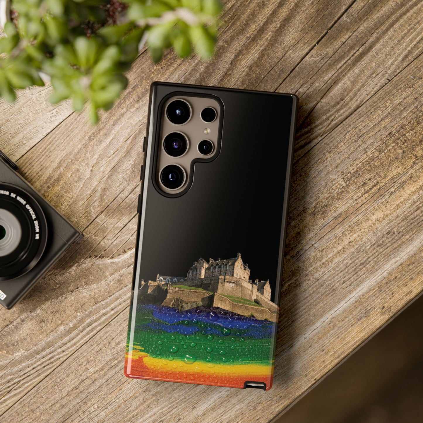 Edinburgh Castle Pride Rockface Phone Case - Rain, Various