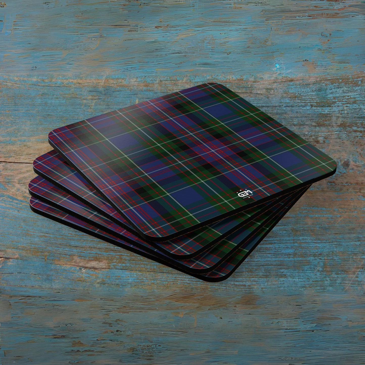 Scottish Tartan Cork Coaster Set (N-S)
