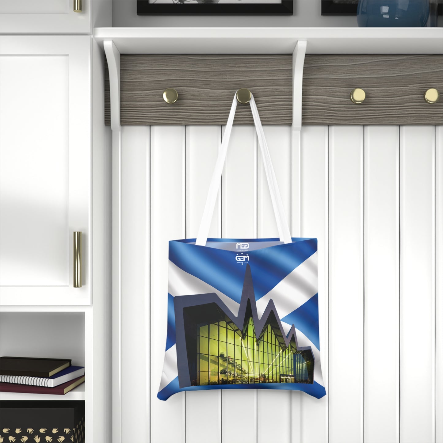 Scottish Saltire Shoulder Tote Bag