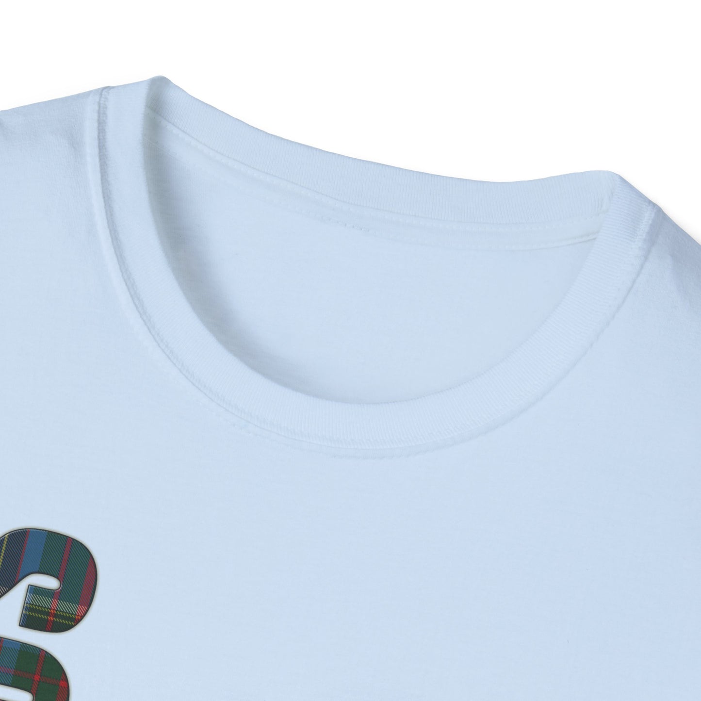 Tartan Scotland Lettrage Softstyle T-shirt unisexe, Anderson Old Tartan Tee