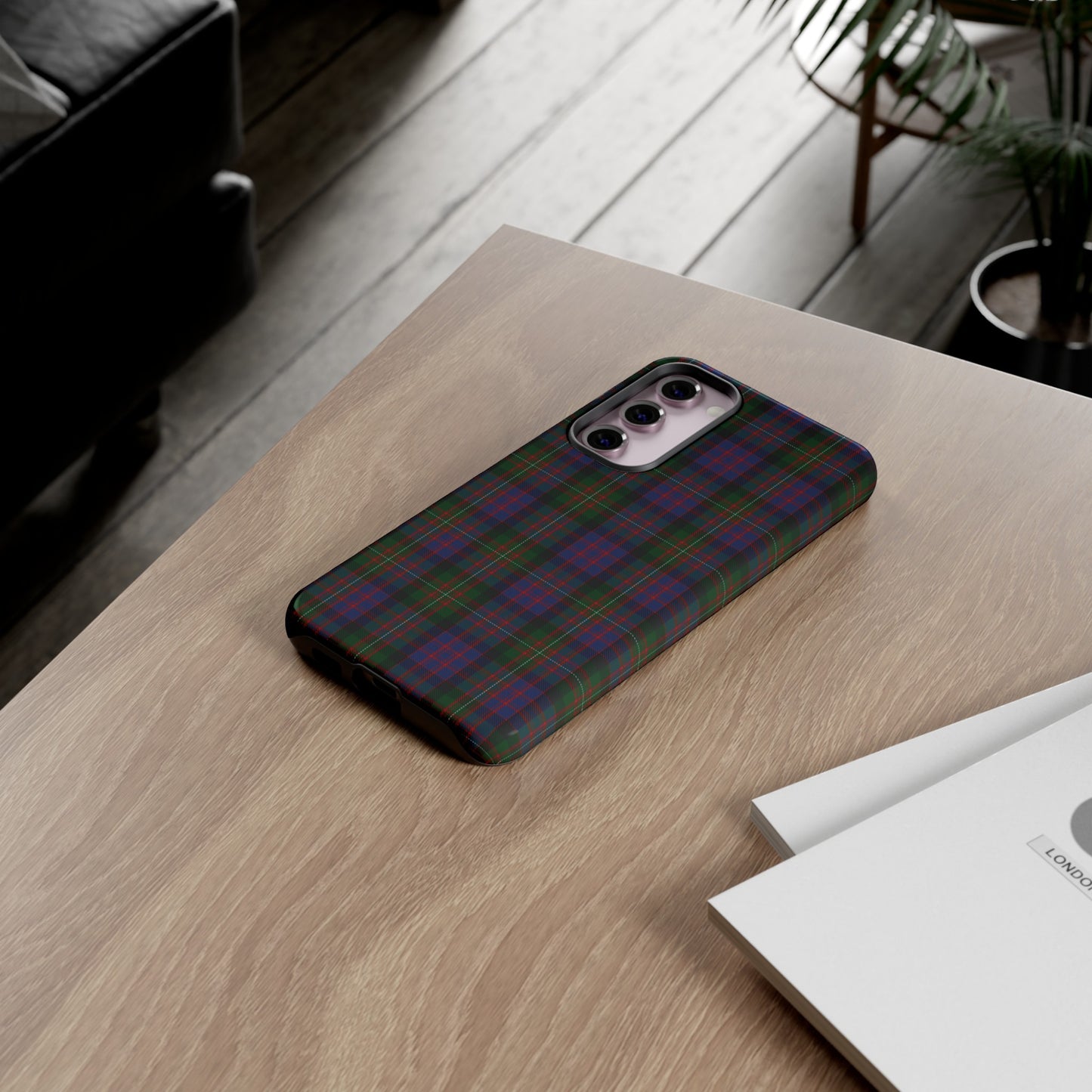 Étui de téléphone à motif tartan écossais - MacDonell, Divers