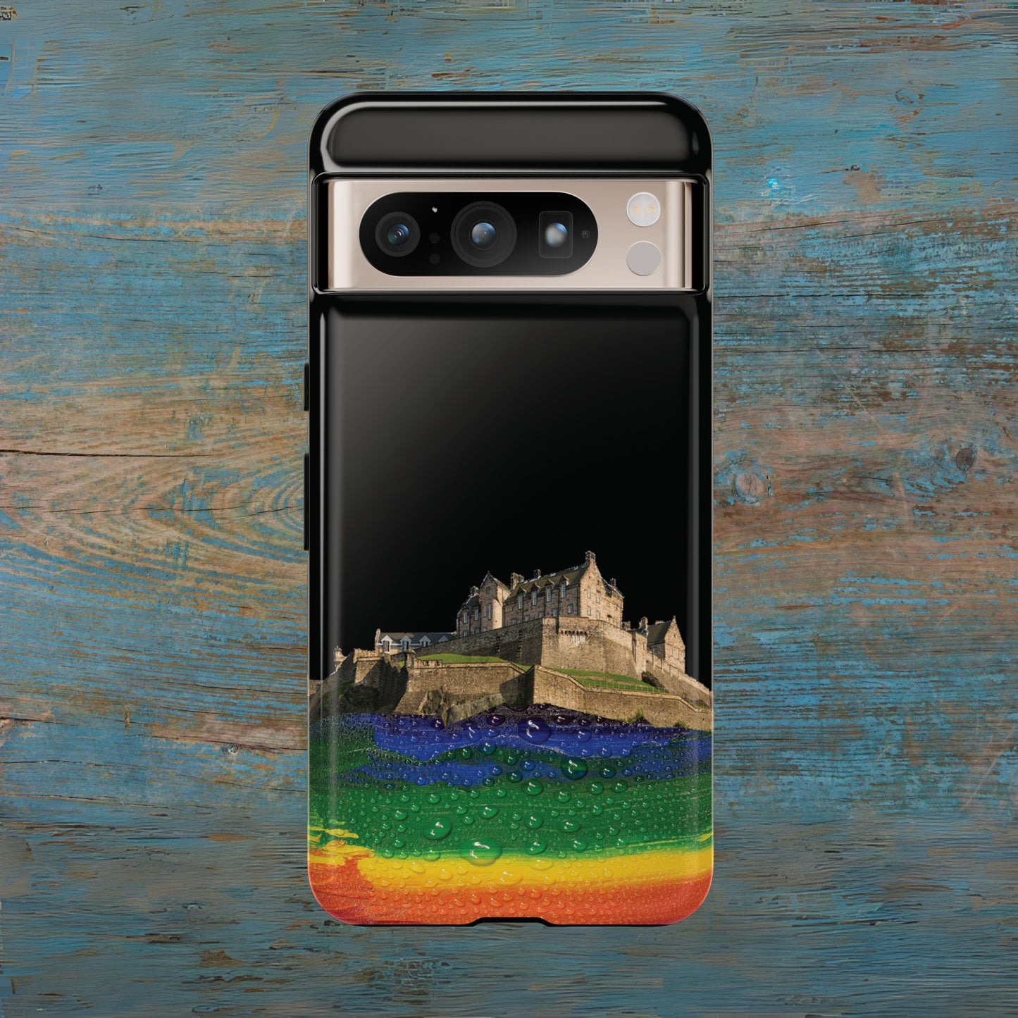 Edinburgh Castle Pride Rockface Phone Case - Rain, Various