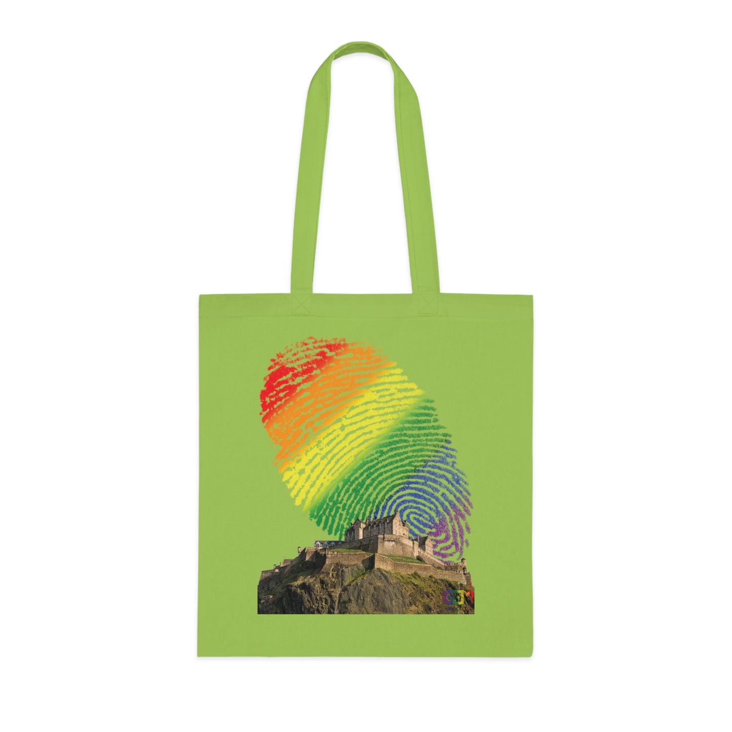 Ciel d'empreinte digitale de fierté du château d'Édimbourg Tote bag doublé