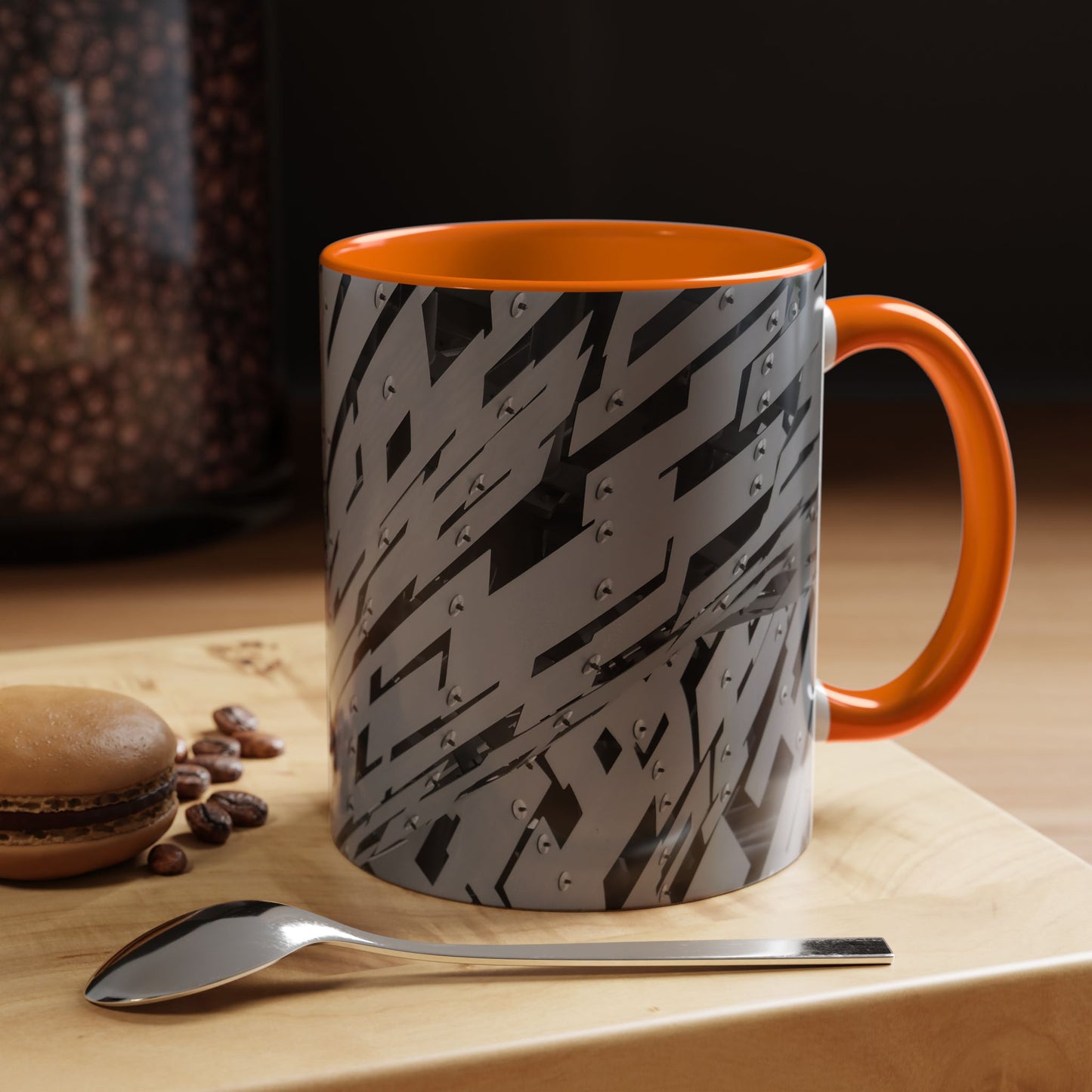 Tasses décoratives Écosse en gros plan - Scènes variées (orange)