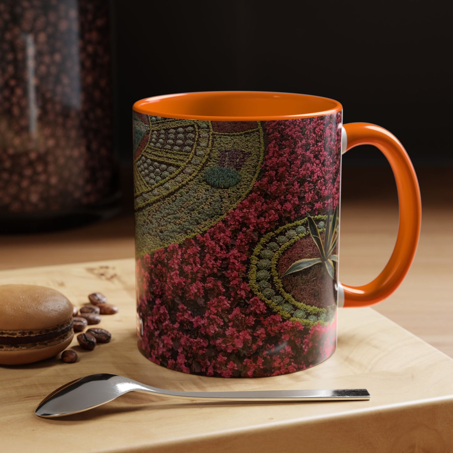 Tasses décoratives Écosse en gros plan - Scènes variées (orange)