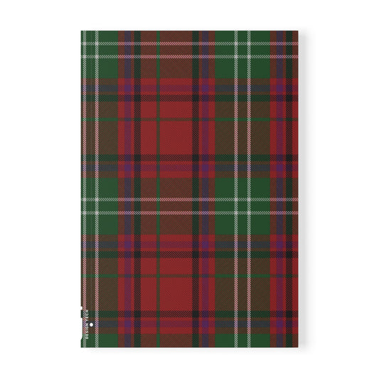 Scottish Tartan Softcover A5 Notebook - Seton