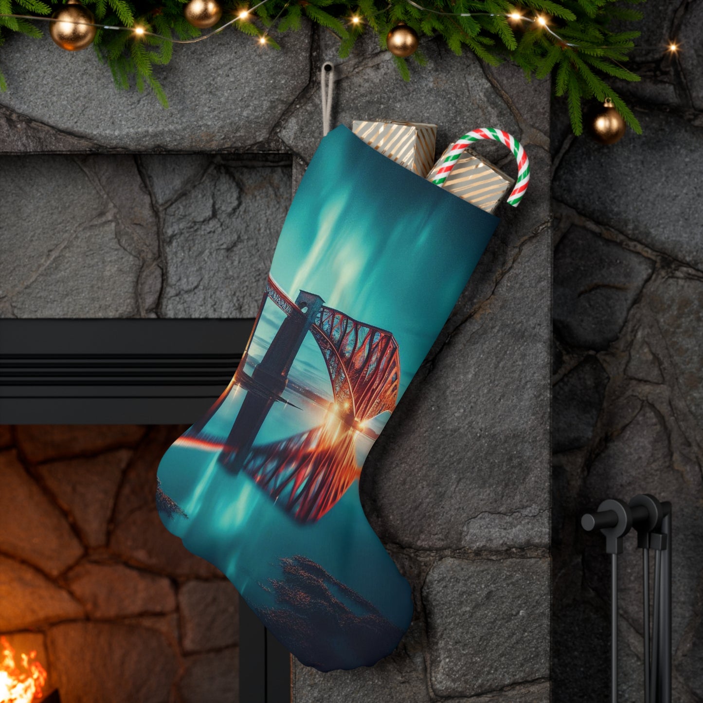 Chaussettes cadeaux d'hiver écossaises