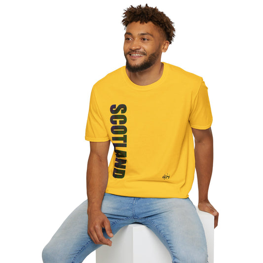 Tartan Scotland Lettrage Softstyle T-shirt unisexe, MacDonald Tartan Tee