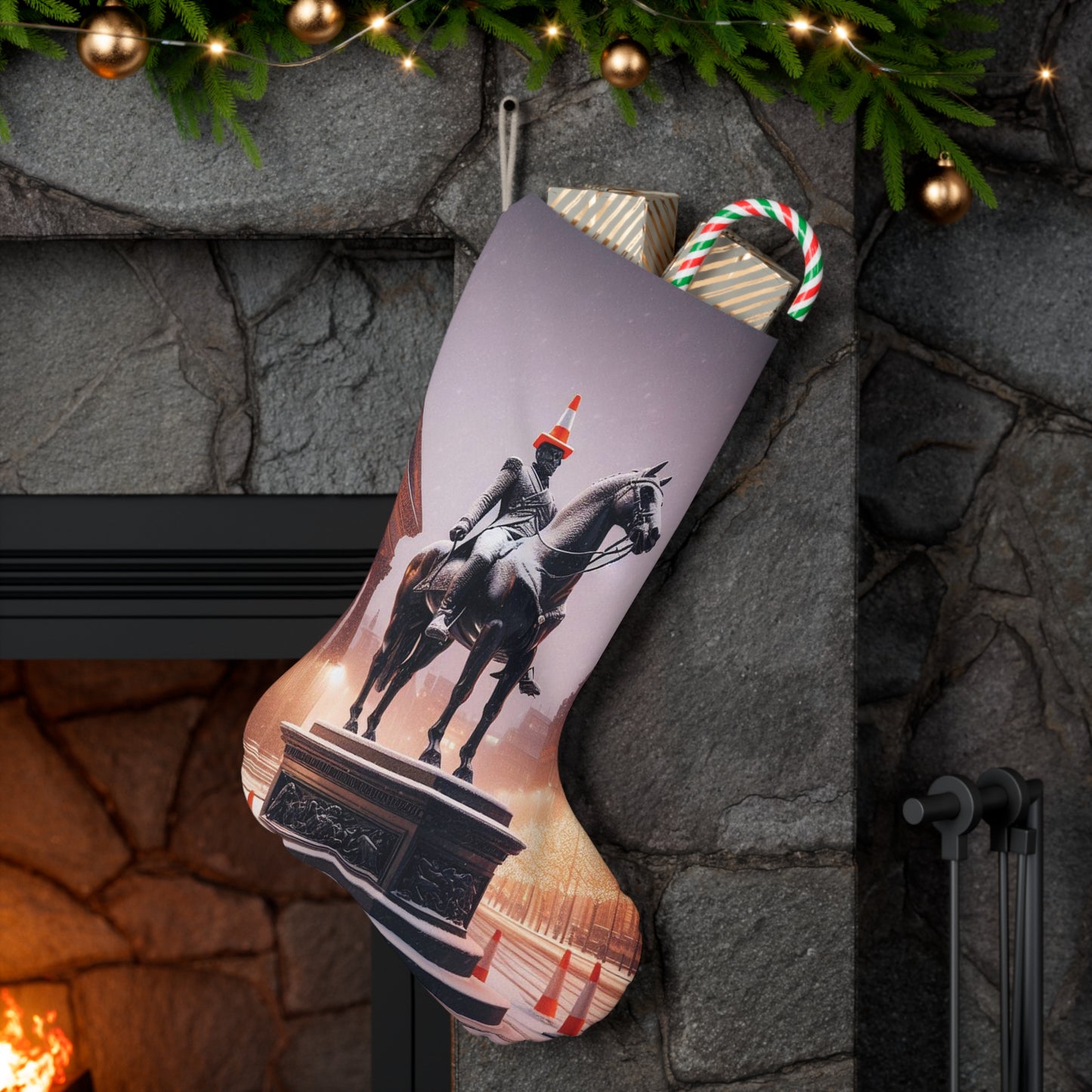 Chaussettes cadeaux d'hiver écossaises