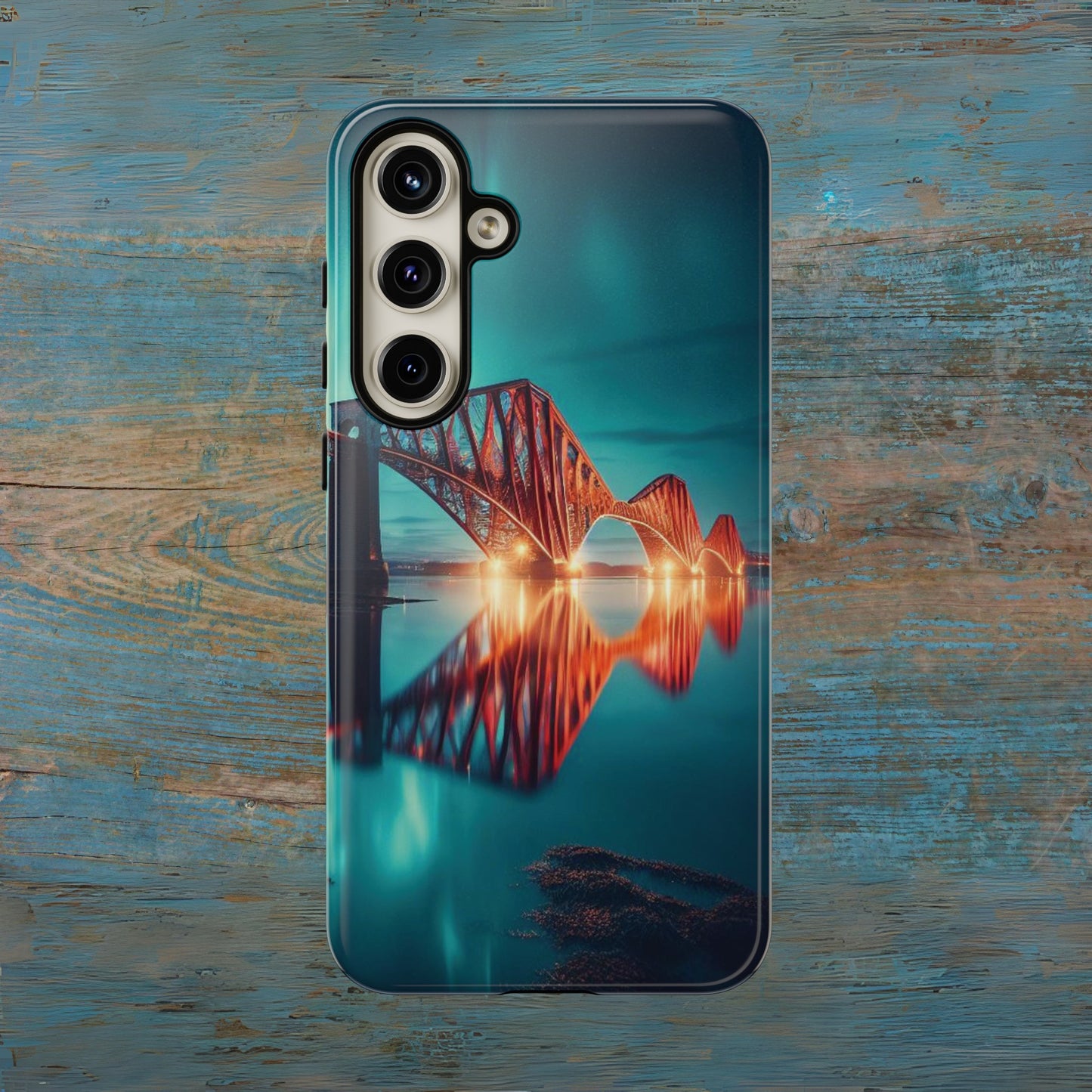 Forth Rail Bridge Art Phone Case, Scotland, Various