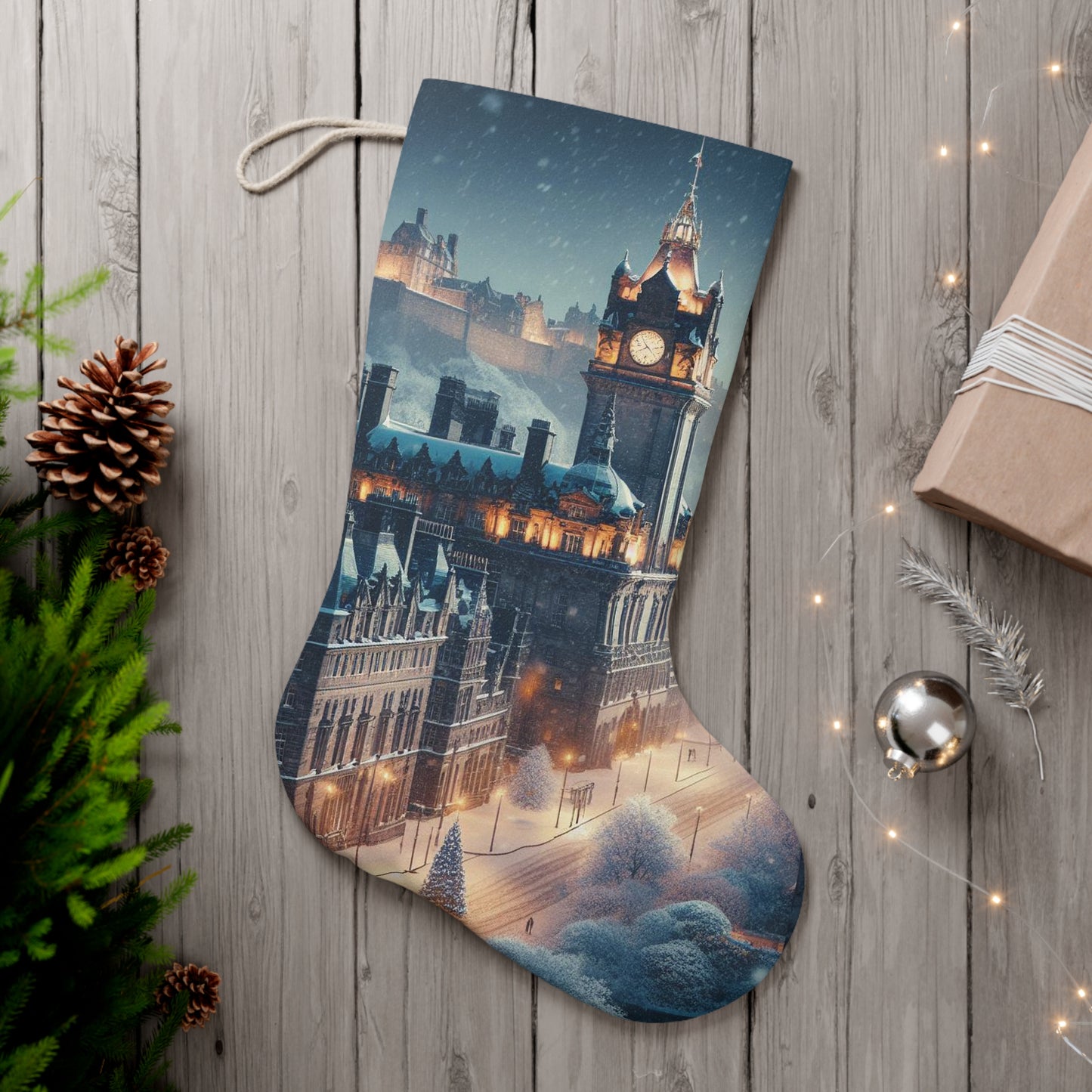 Chaussettes cadeaux d'hiver écossaises