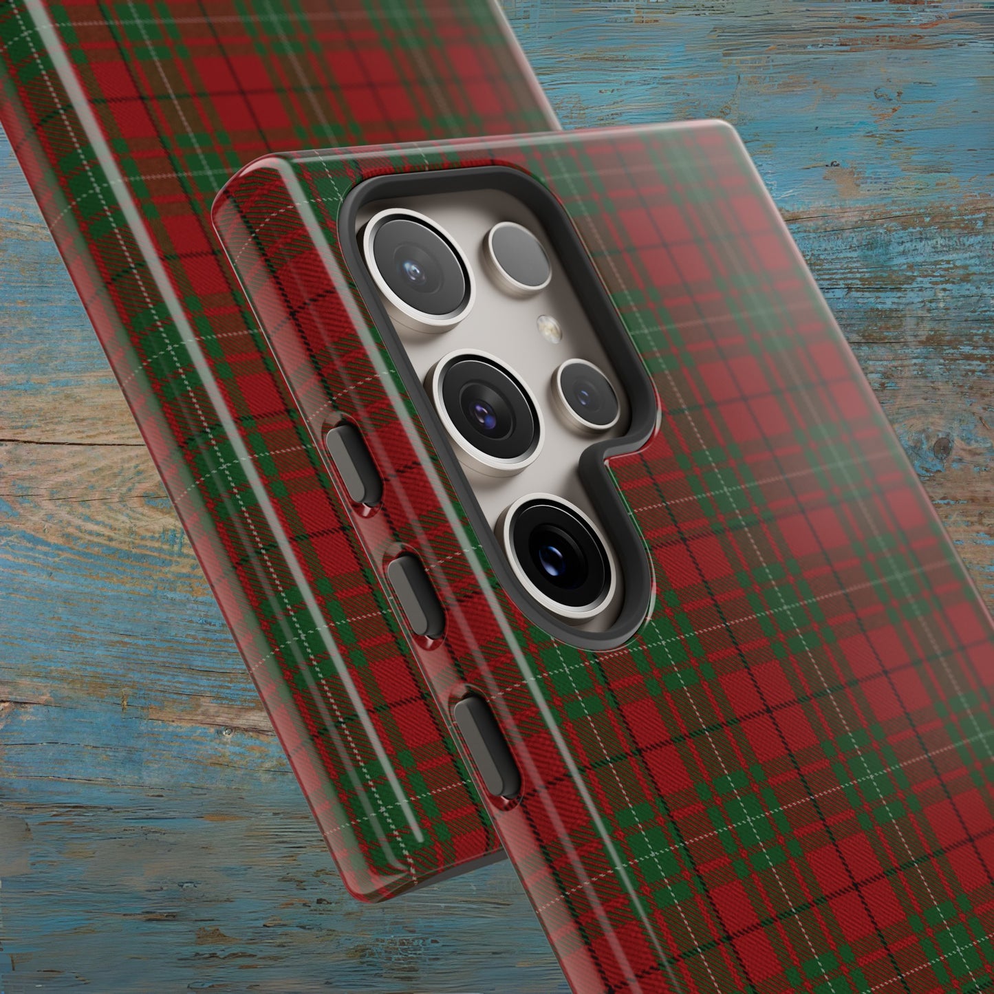 Étui de téléphone à motif tartan écossais - MacAuley, Divers