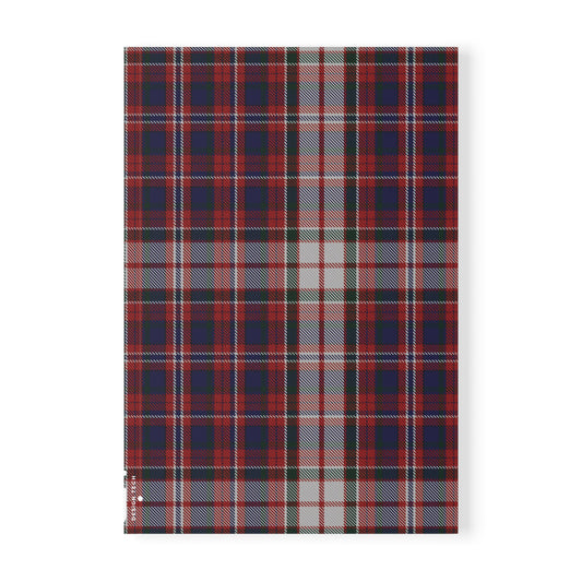 Scottish Tartan Softcover A5 Notebook - MacFarlane Dress