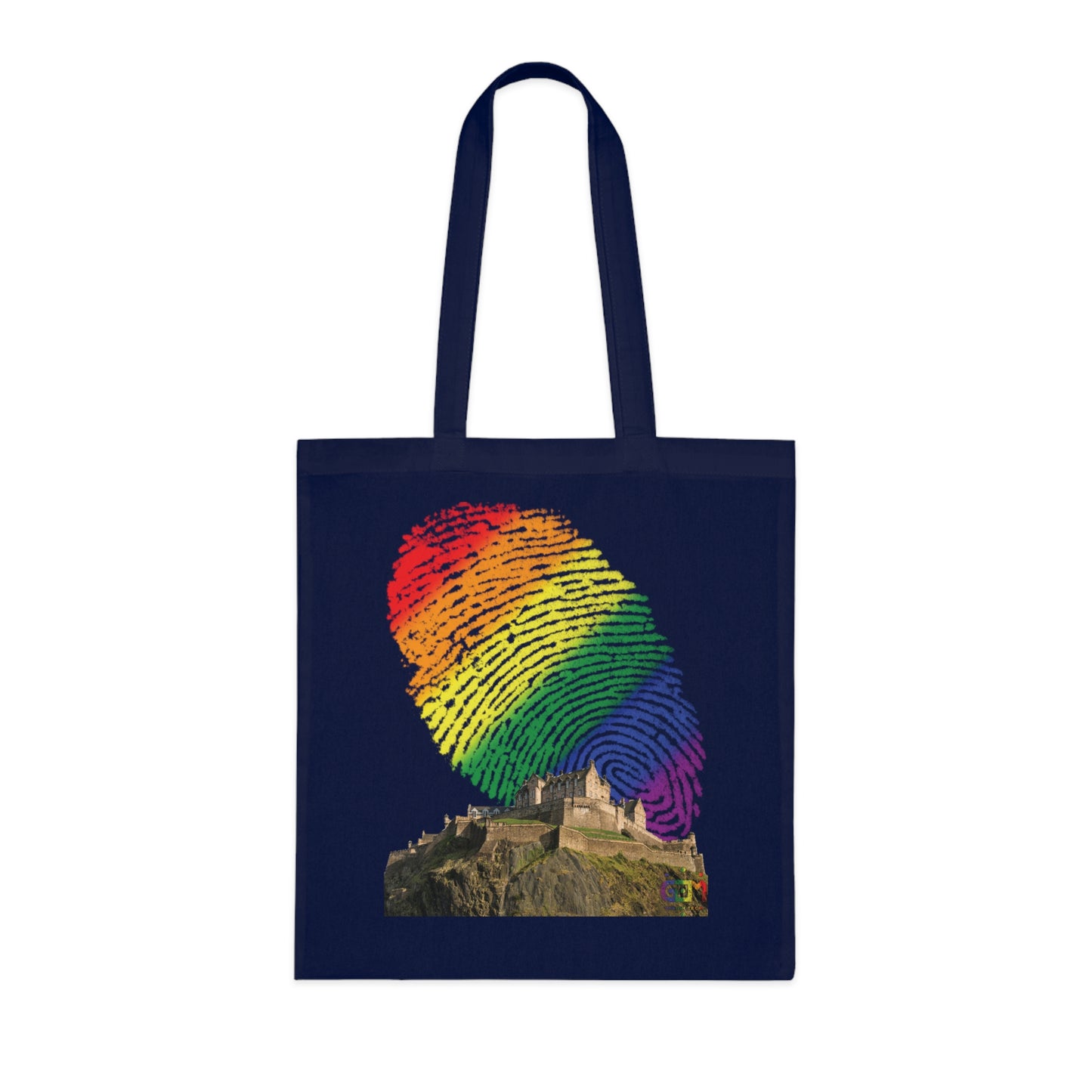 Ciel d'empreinte digitale de fierté du château d'Édimbourg Tote bag doublé