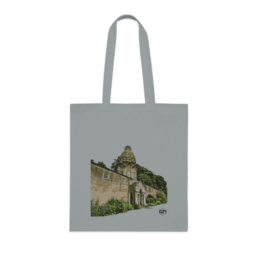 Dunmore Pineapple Art Cotton Tote Bag, Scotland