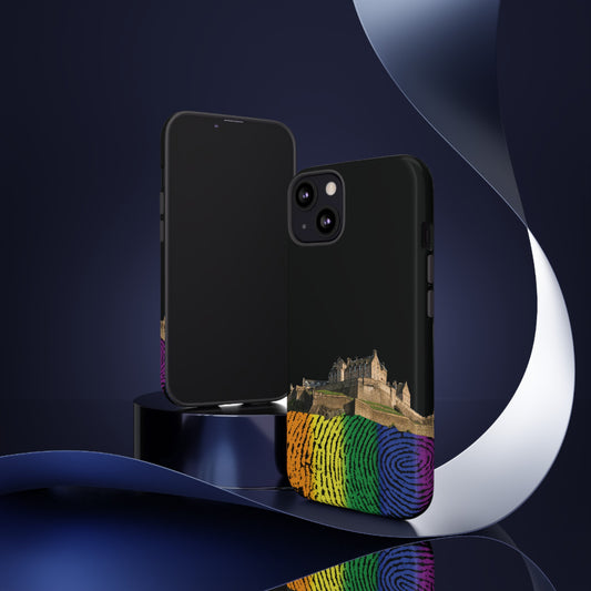Edinburgh Castle Pride Rockface Phone Case - Fingerprint, Various