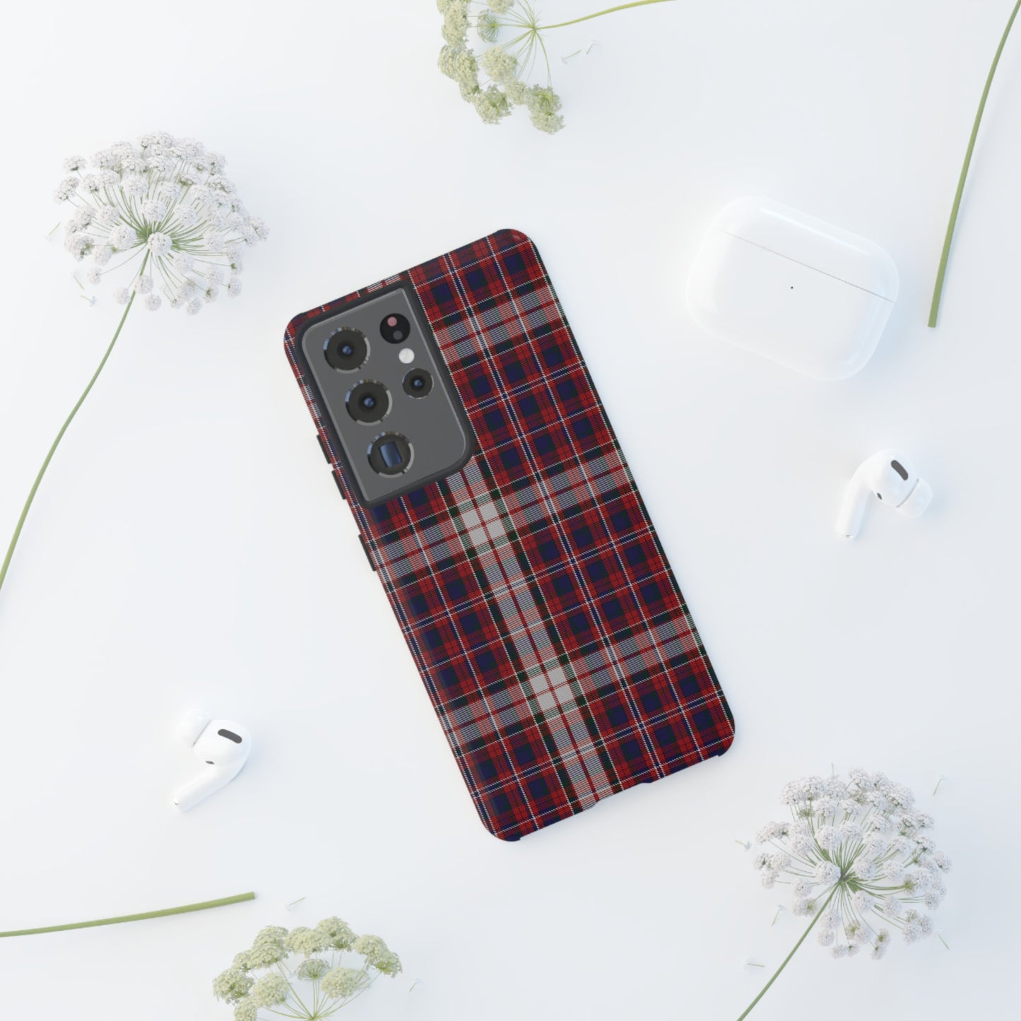 Étui de téléphone à motif tartan écossais - Robe MacFarlane, divers