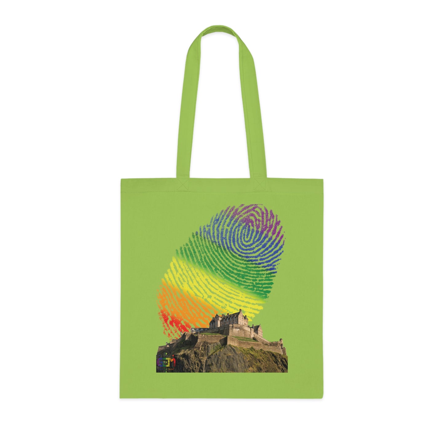 Ciel d'empreinte digitale de fierté du château d'Édimbourg Tote bag doublé