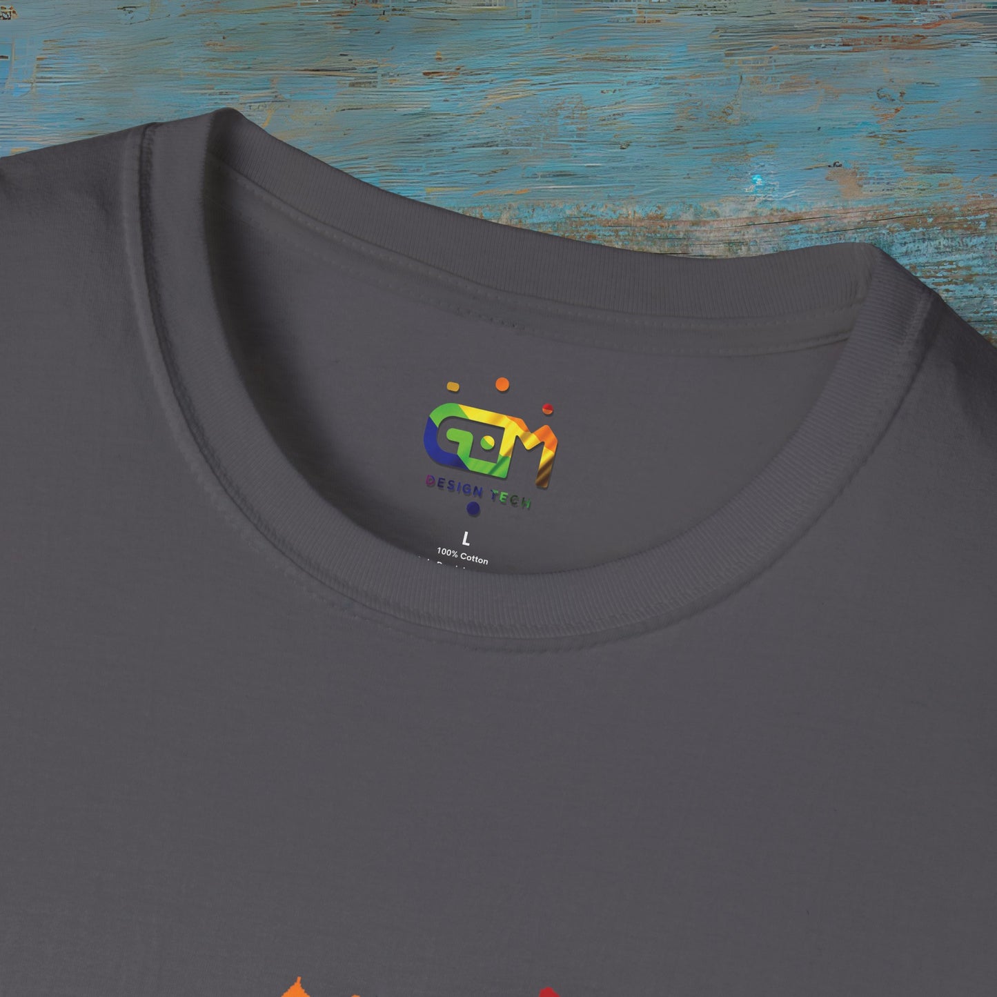 Edinburgh Castle Pride Flag Art Unisex T-Shirt